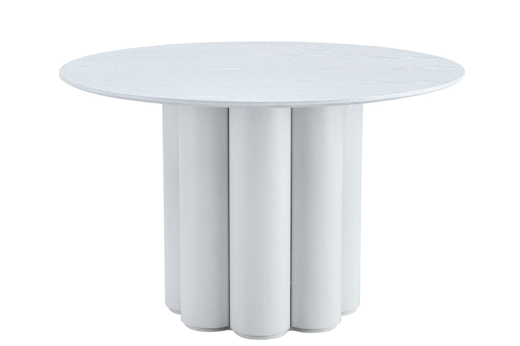 Table à Manger Flower Blanc – Diamètre 120 cm - Vue 2