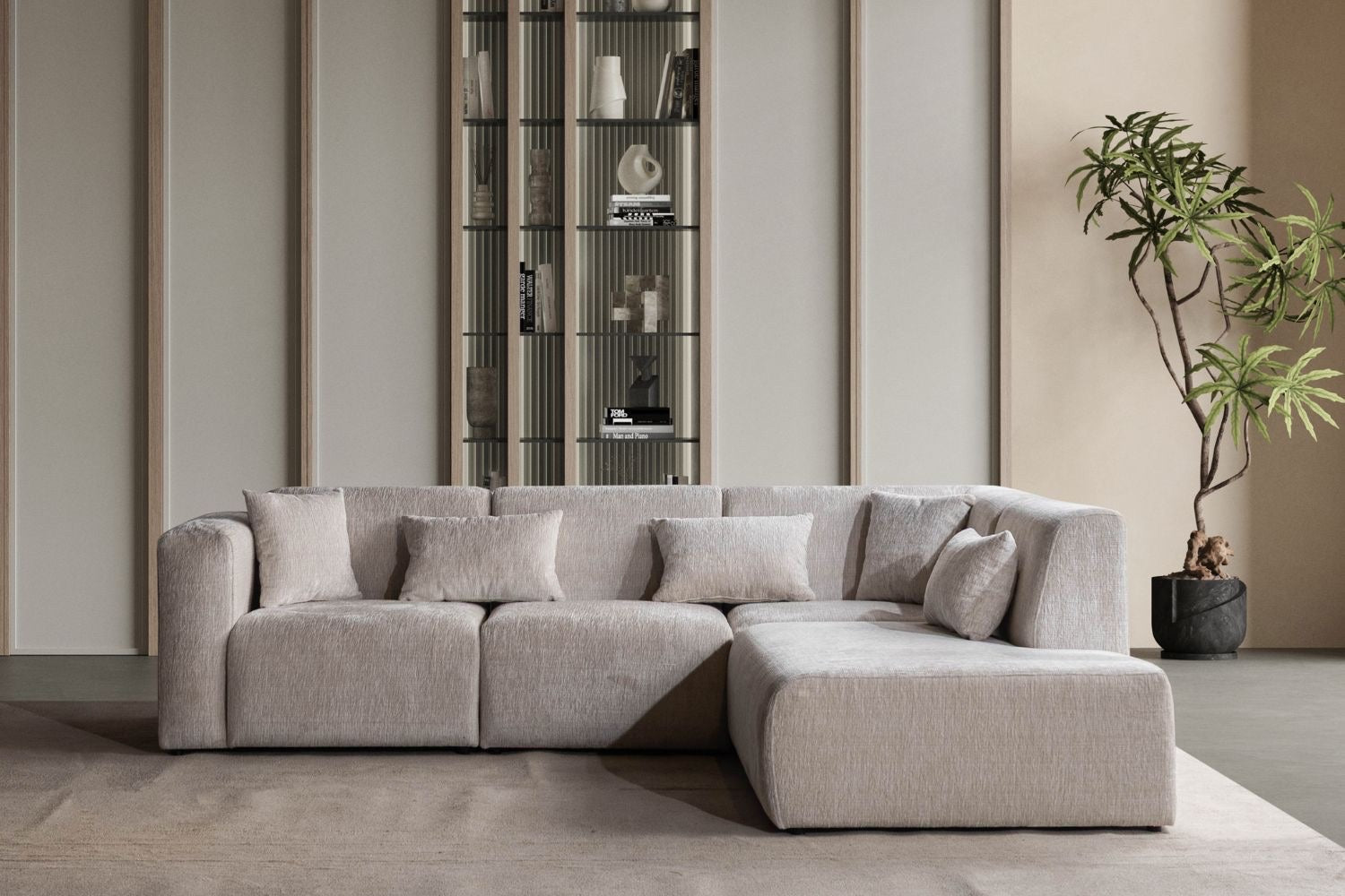 Canapé d'Angle COCO Marbella Beige