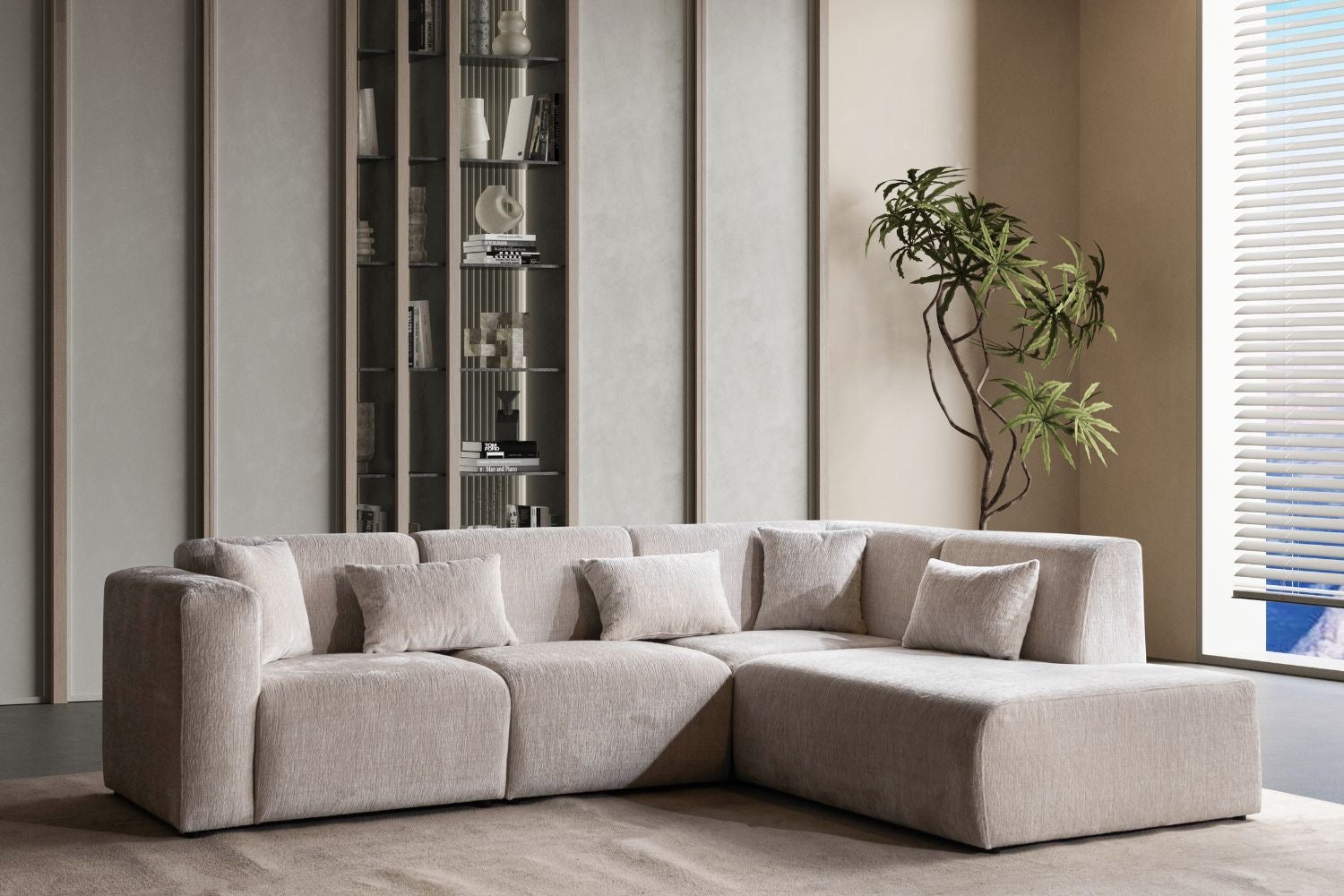 Canapé d'Angle COCO Marbella Beige