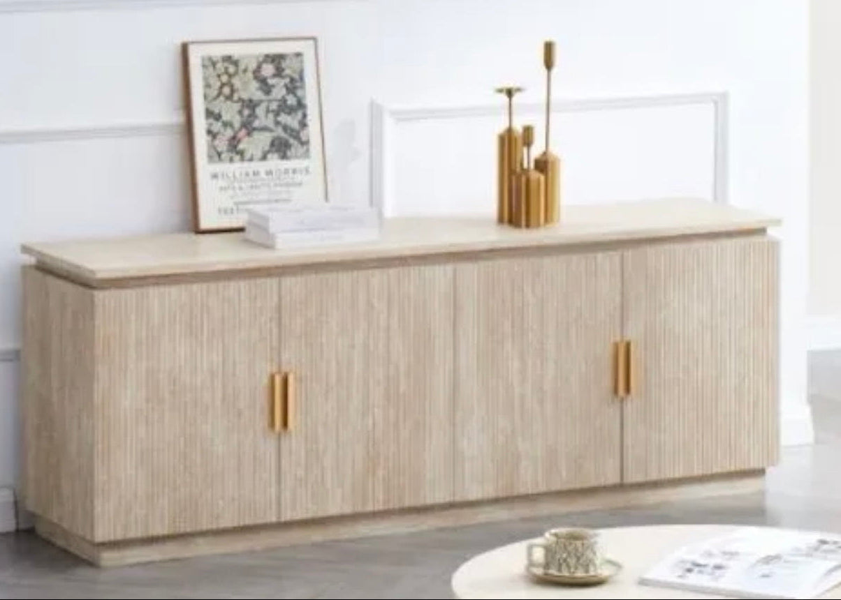 Meuble TV Baita Travertin – 160x40x60 cm