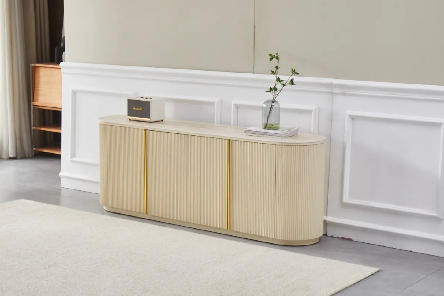Meuble TV Calypso Travertin Beige – 180 cm